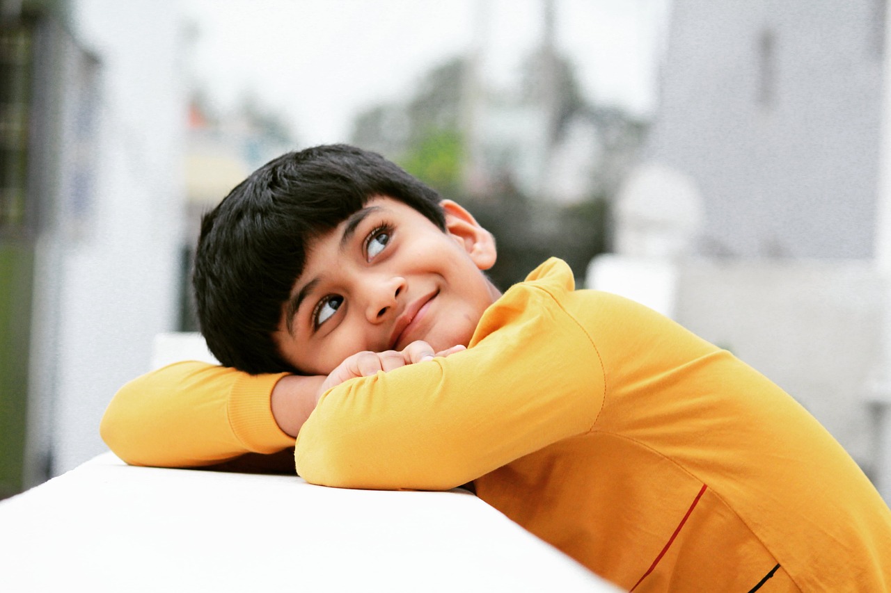 boy, child, cute, indian, daydreaming, indian boy, portrait, childhood, boy portrait