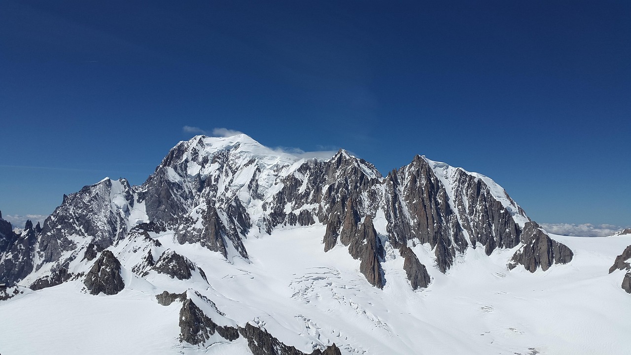 mont blanc, mont maudit, glacier, high mountains, mountains, alps, alpine, alpinism, chamonix, cold, high-altitude mountain tour, series 4000, snow mountains
