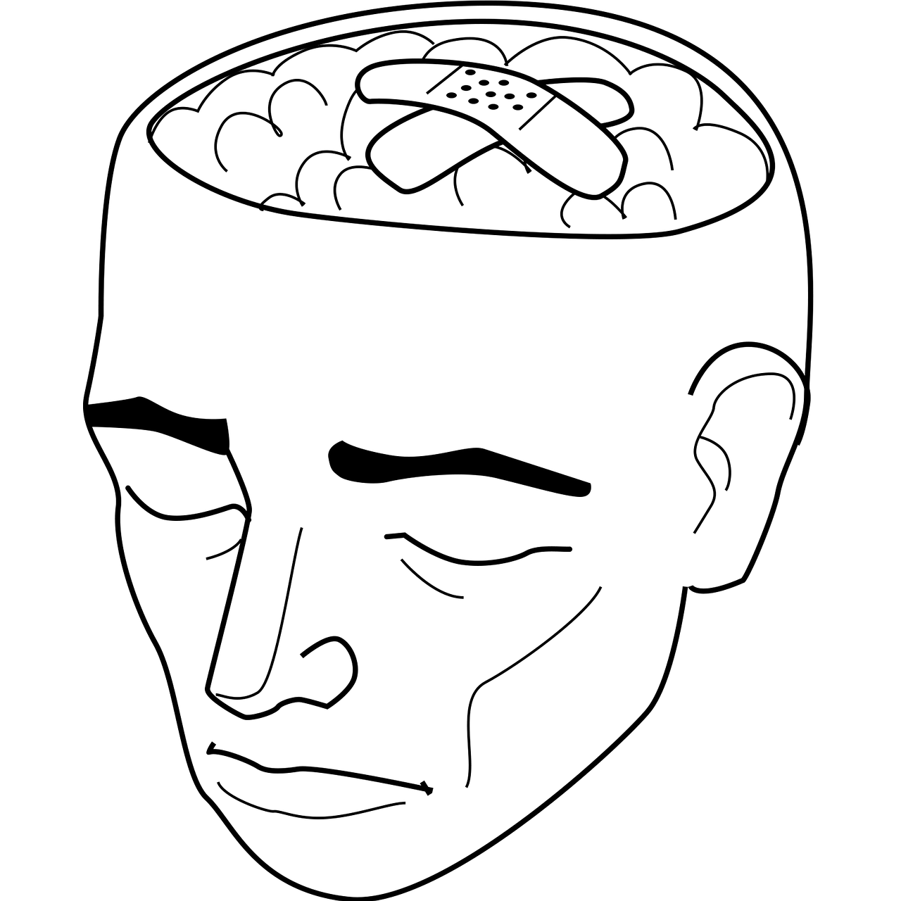 anxiety, mental health, brain disorder, brain, disorder, health, mental, psychology, depression, stress, illness, psychological, medical, frustration, problem, trauma, emotional, sadness, sad, therapy, treatment, mind, psychiatry, care, loneliness, dementia, drawing, memory, neurology