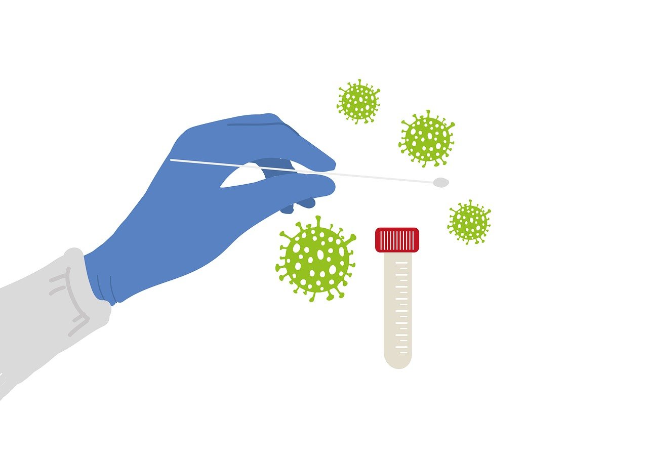 pcr test, covid test, covid-19, rt-pcr, pcr, quick test, antigen, antigen test, pandemic, viruses, corona, covid, testing, hand gloves, hand