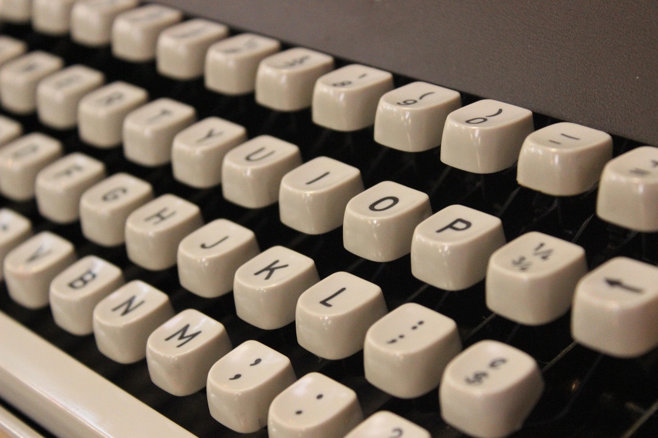 typewriter, alphabet, antique, character, equipment, keyboard, mechanical, old, retro, brown keyboard, brown retro