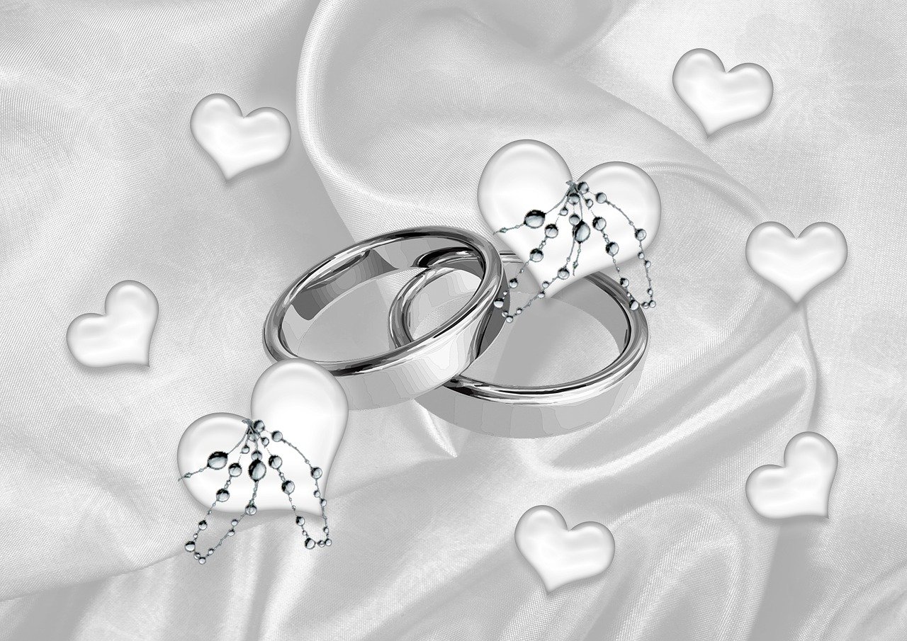 wedding, rings, wedding rings, before, silver wedding, wedding day, to marry, marriage, white, happiness, silver rings