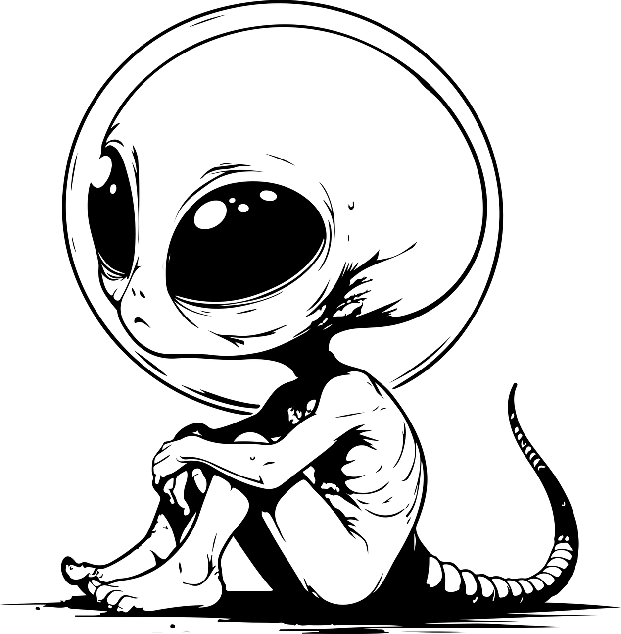ai generated, lonely, melancholy, sad, introspective, emotional, silence, darkness, gloomy, abstract, monochrome, equivocal, depression, contemplation, isolation, longing, alienation, emptiness, daydreaming, meditation, mourn