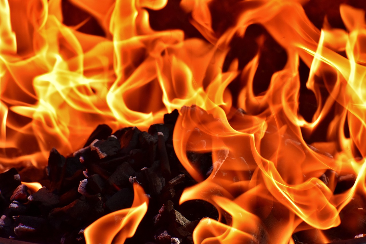 fire, flames, money, burn, hot, campfire, fireplace, embers, glow, heat