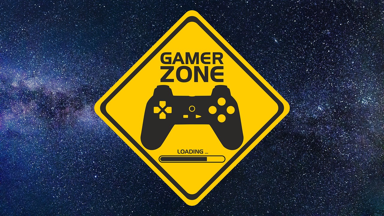 signal, gamer zone, area players, signaling, gamer, playstation, warning, symbol, videogames, geek, icon