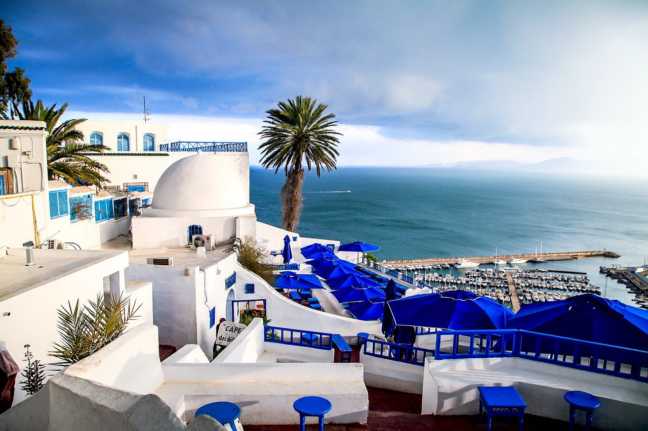 tunisia, komachi, seaside, sea, landscape