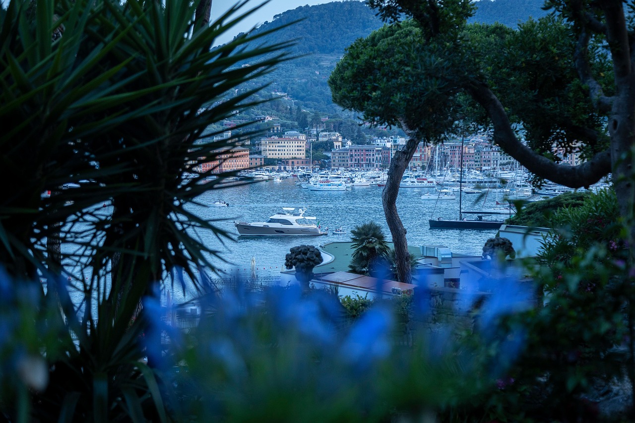 liguria, sea, island, town, italy, santa margherita ligure, vacation, tourism, yacht, boats, landscape, portofino
