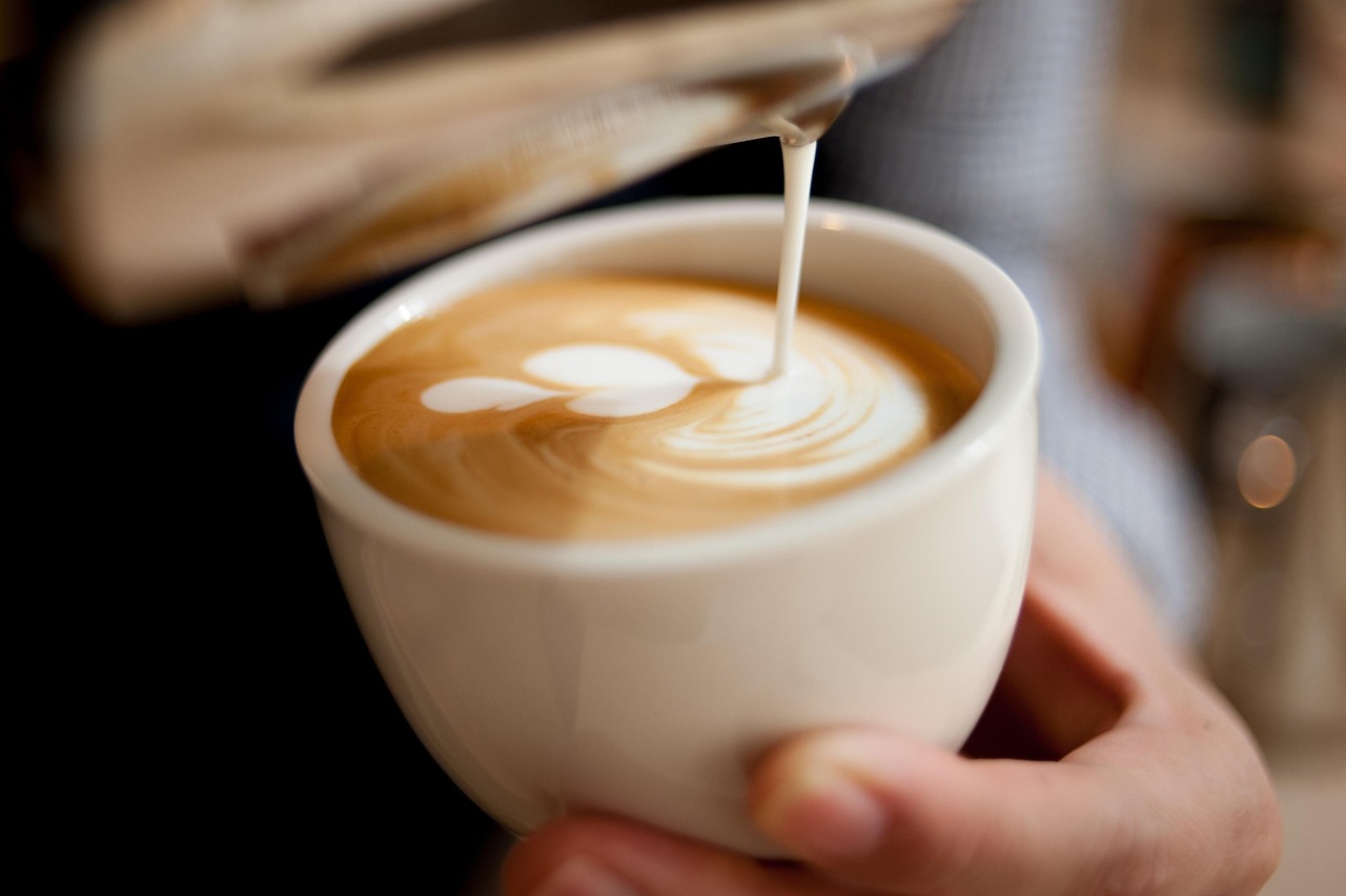 latte art, coffee, latte, cafe latte, cafe, gangneung