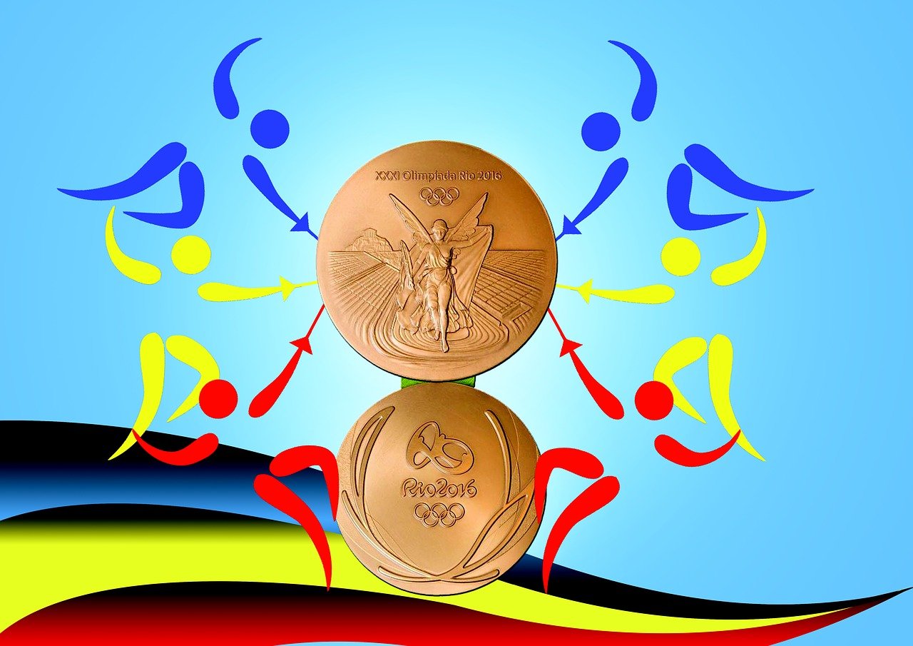 fencing, medal, olympics, rio 2016, logo, competitions, olympic games