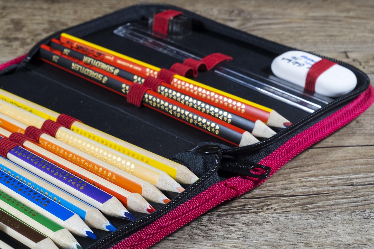 back to school, school, pencil cases, pencil case, school start, pencils, colored pencils, pencil, school supplies, write, eraser, school enrollment, school introduction