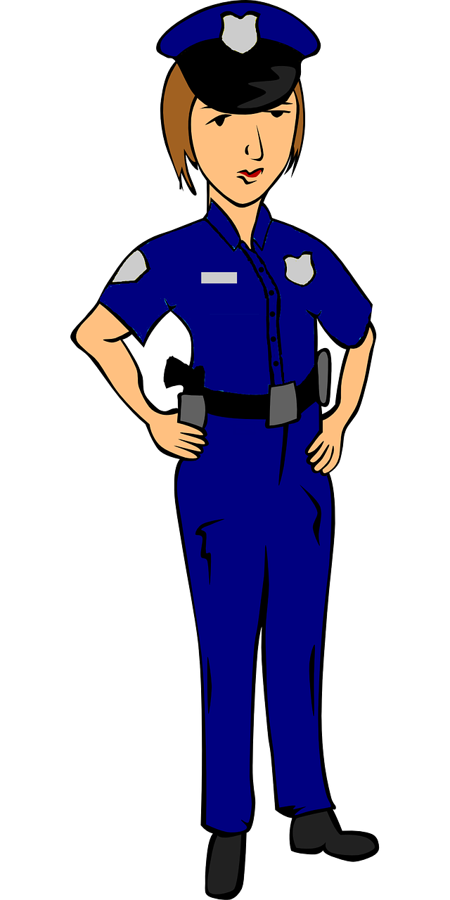 police officer, female, police, woman, blue, uniform, people, person