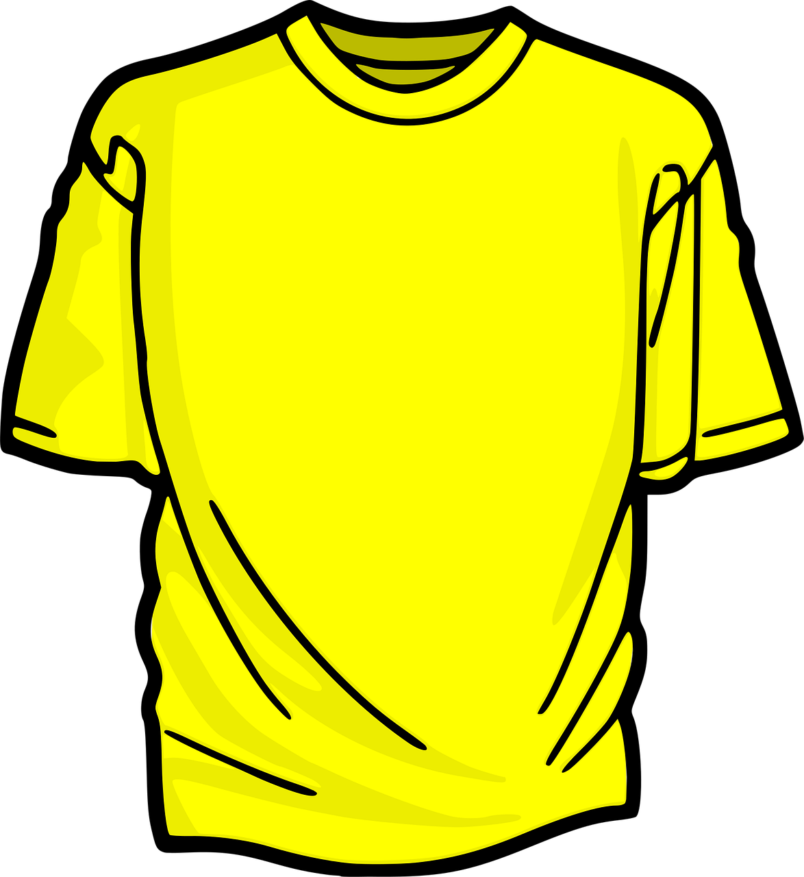 t-shirt, clothing, yellow, shirt, tshirt, yellow clothes