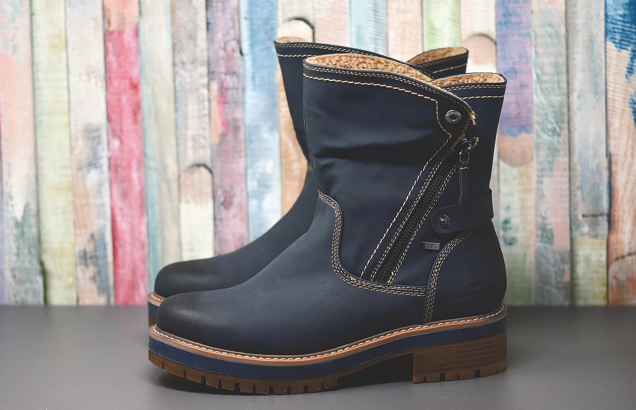 winter boots, shoes, leather boots, boots, warm, clothing, fed, blue, women's shoes, women's boots
