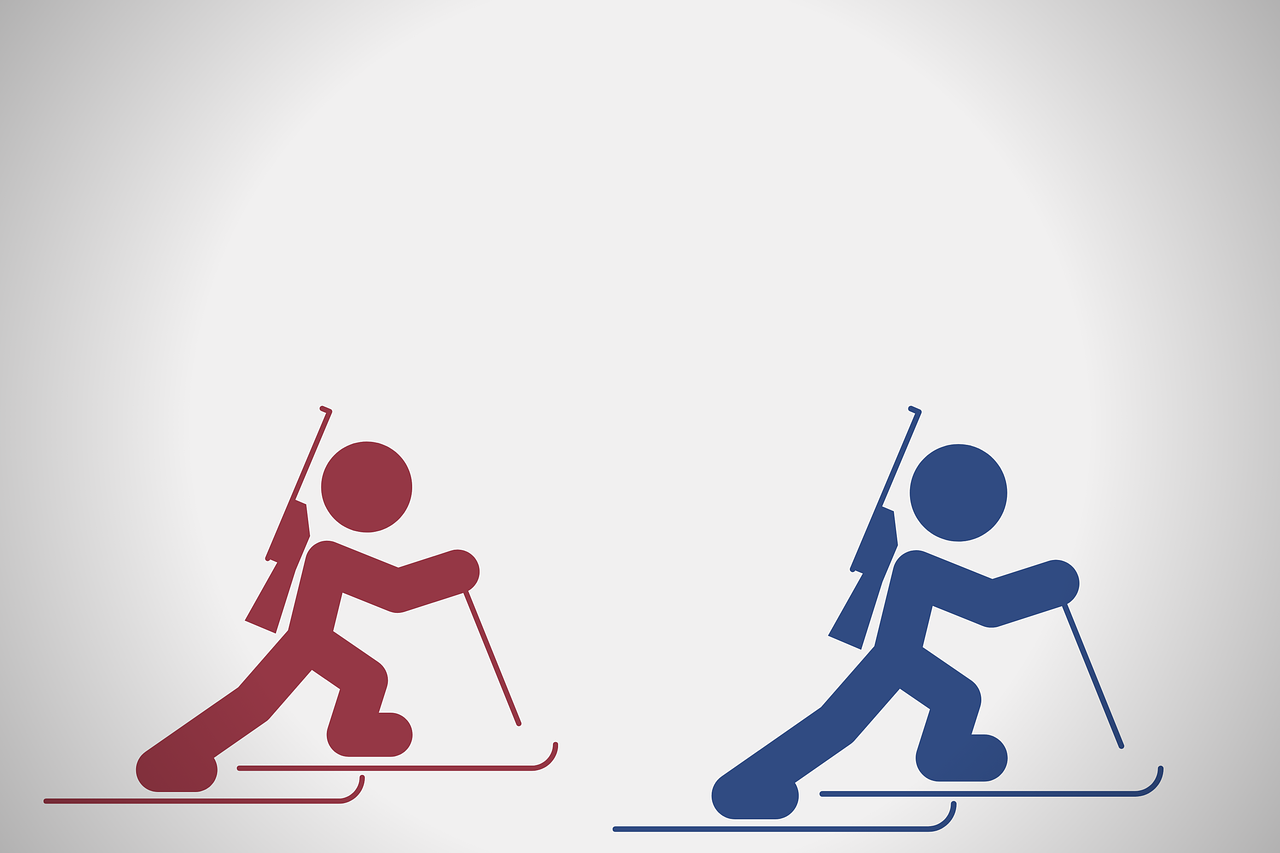 biathlon, ross-country skiing, rifle shooting, sports, athletes, olympic games, competition