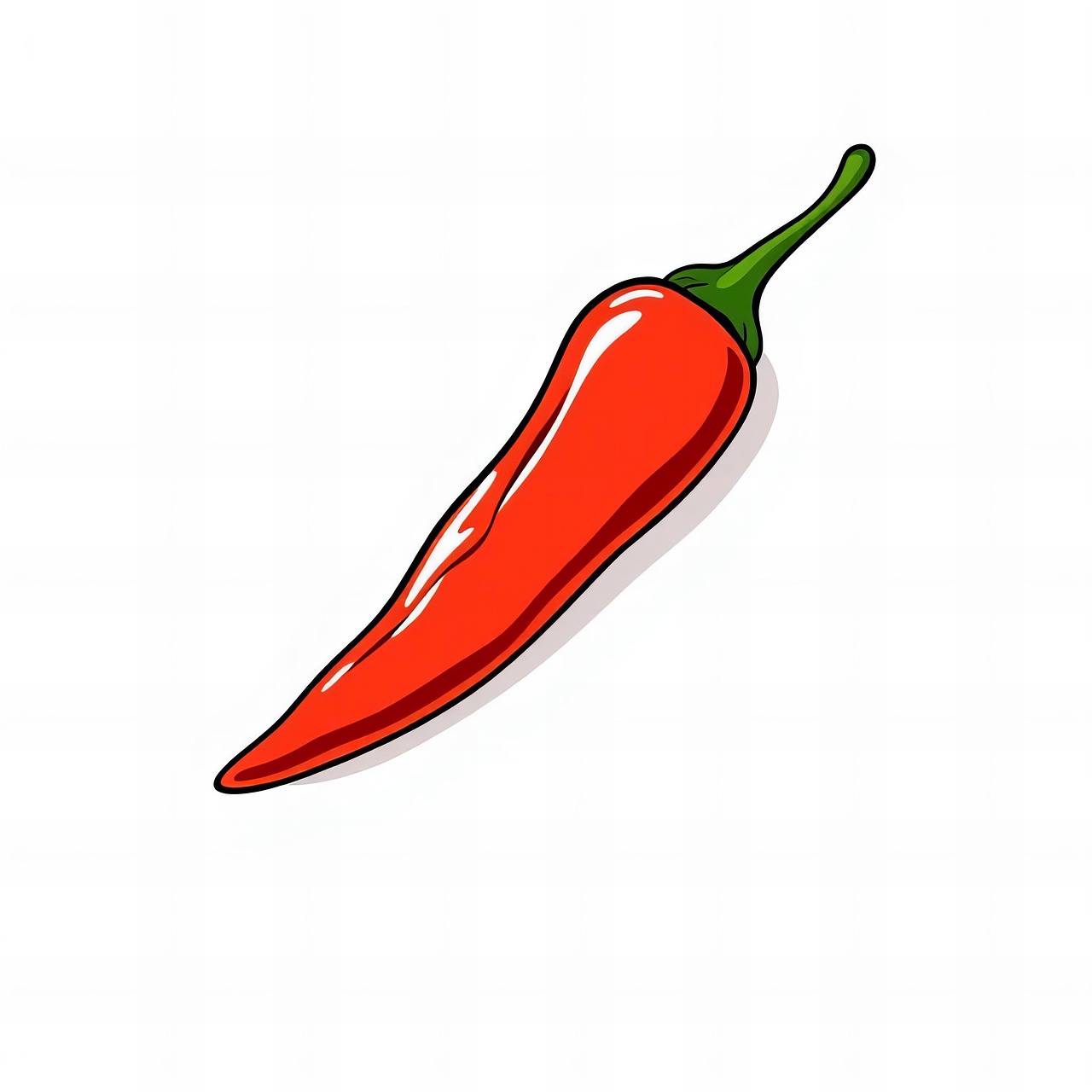 ai generated, chili, herb, hot, herbal, redness, pepper, ingredients, scene, spicy, texture, colorful, sketch, cartoon, background