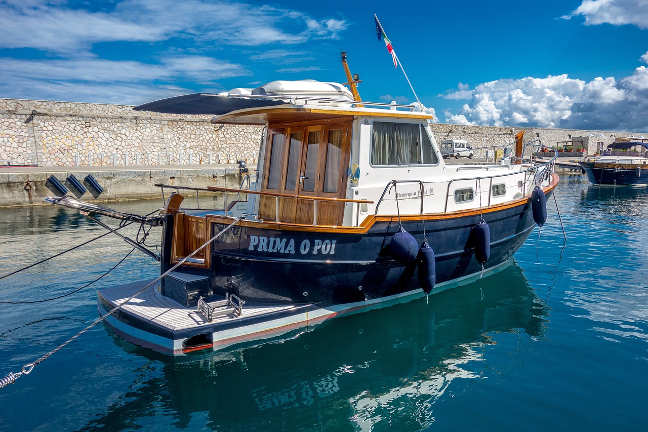 boat, island of elba, italy