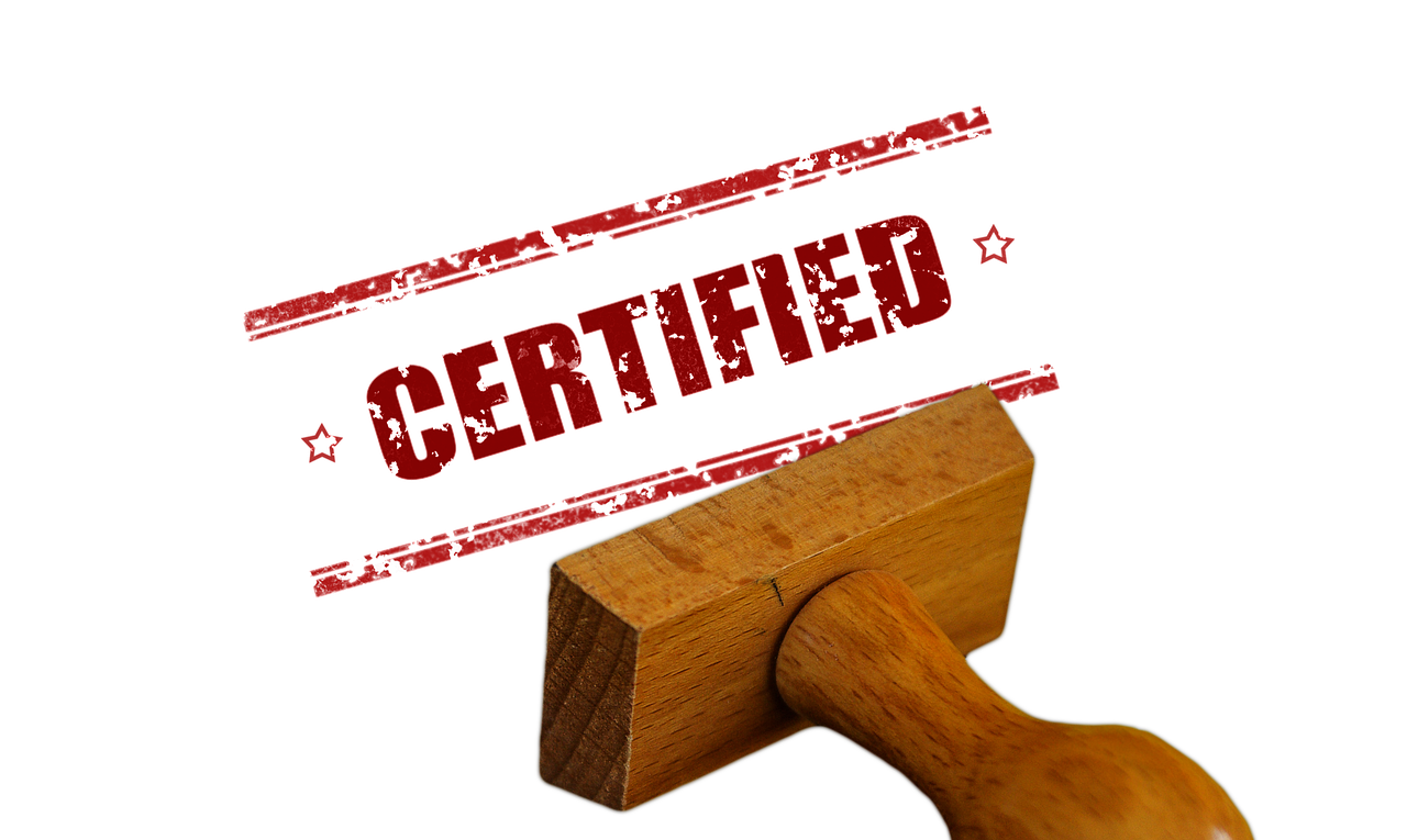 rubber stamp, certificate, certified, certification, confirmation, confirmed, checked, testing, authentication
