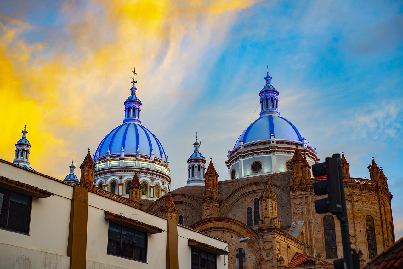 cathedral of cuenca, basin, ecuador, city, architecture