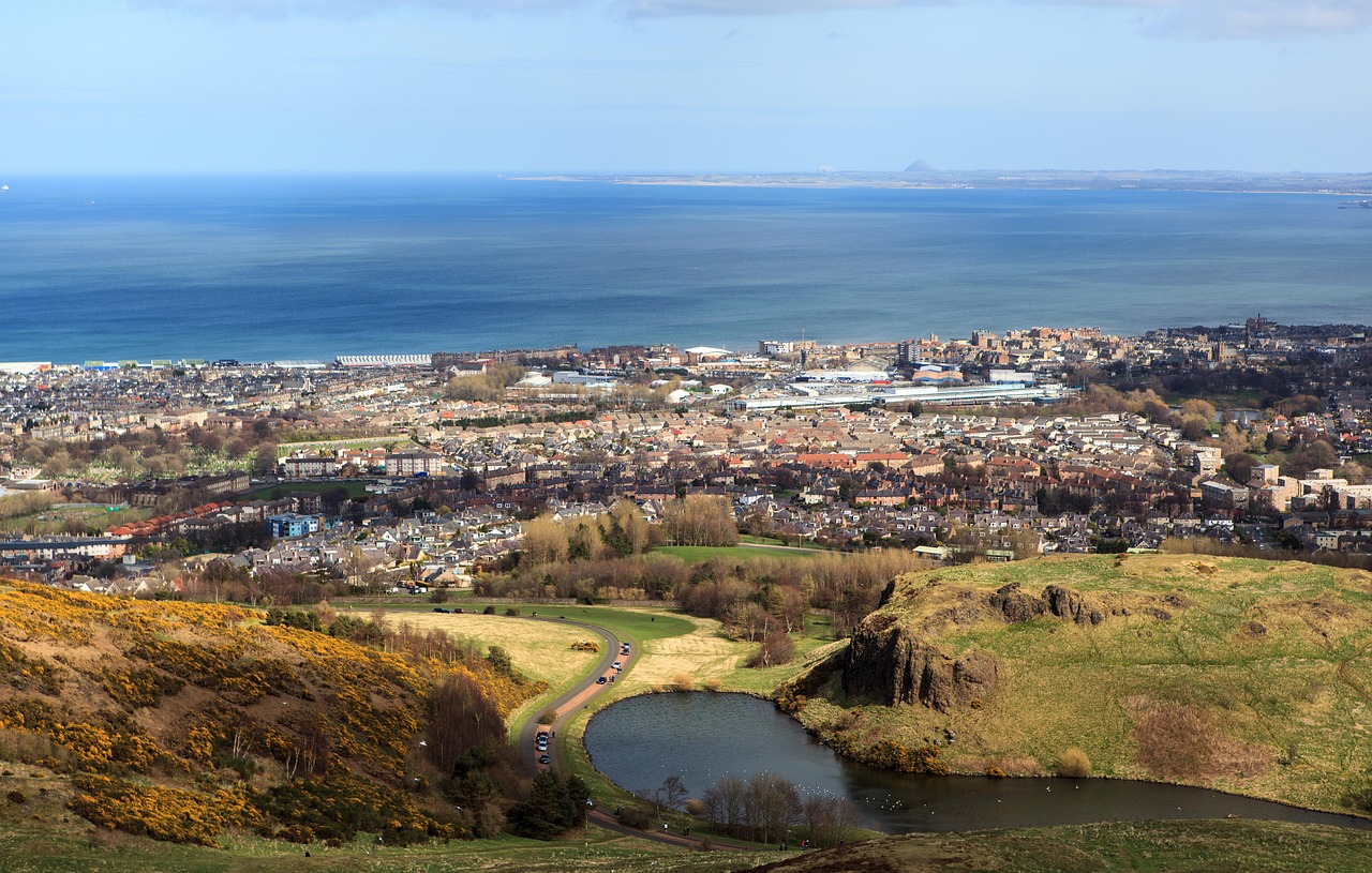 edinburgh, arthur's seat, scotland