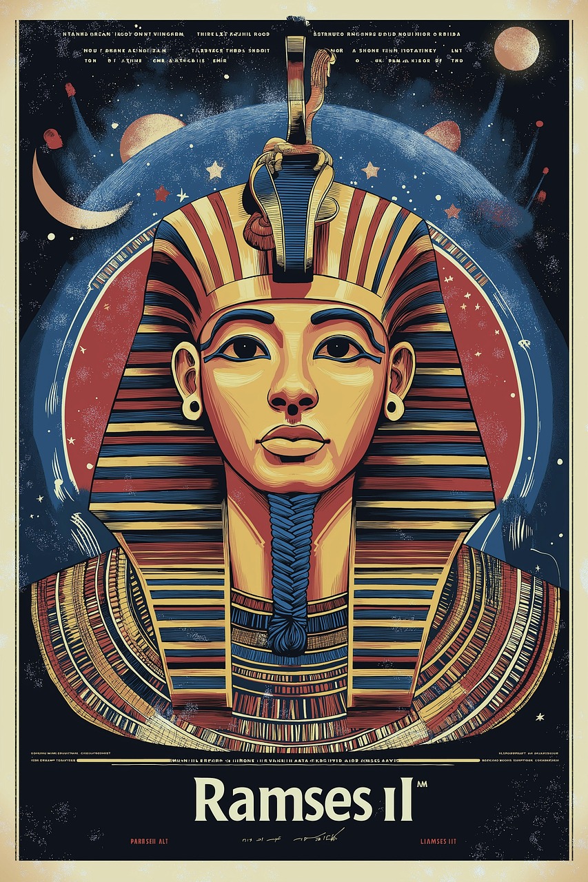 ai generated, ramses ii, pharaoh, egypt, abu simbel, karnak, luxor, battle of kadesh, hieroglyphics, nefertari, osiris, pschent, ptah, amun-ra, memphis, seti i, temple, sarcophagus, pyramid, ramesseum, nubia, apis, hathor, ma'at, horror, sekhmet