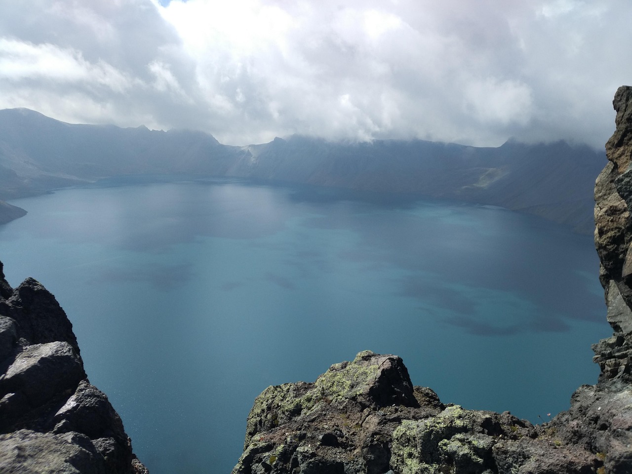 changbai mountain, tianchi, water monster
