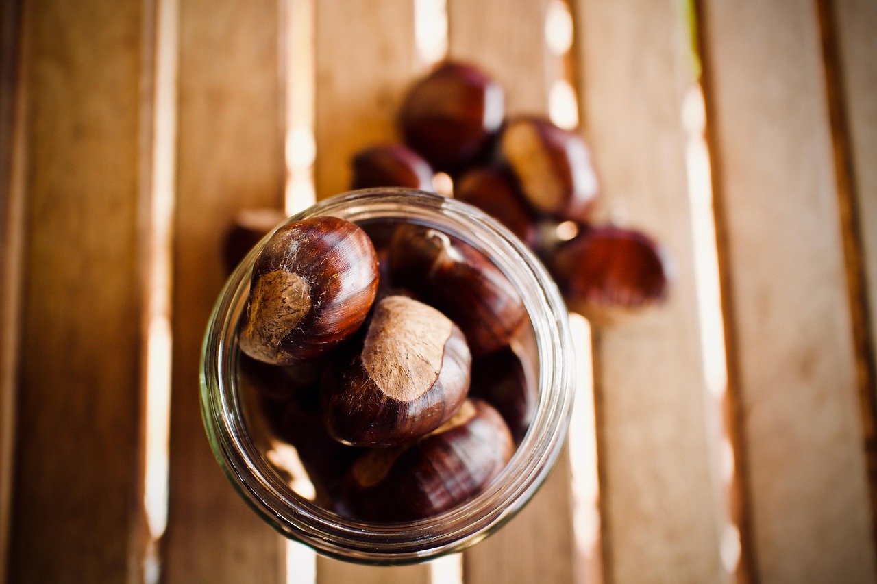 chestnuts, fruit, autumn, maroni, nutrition, nature, edible, october, brown, alimentari, marmalade, delicious, food