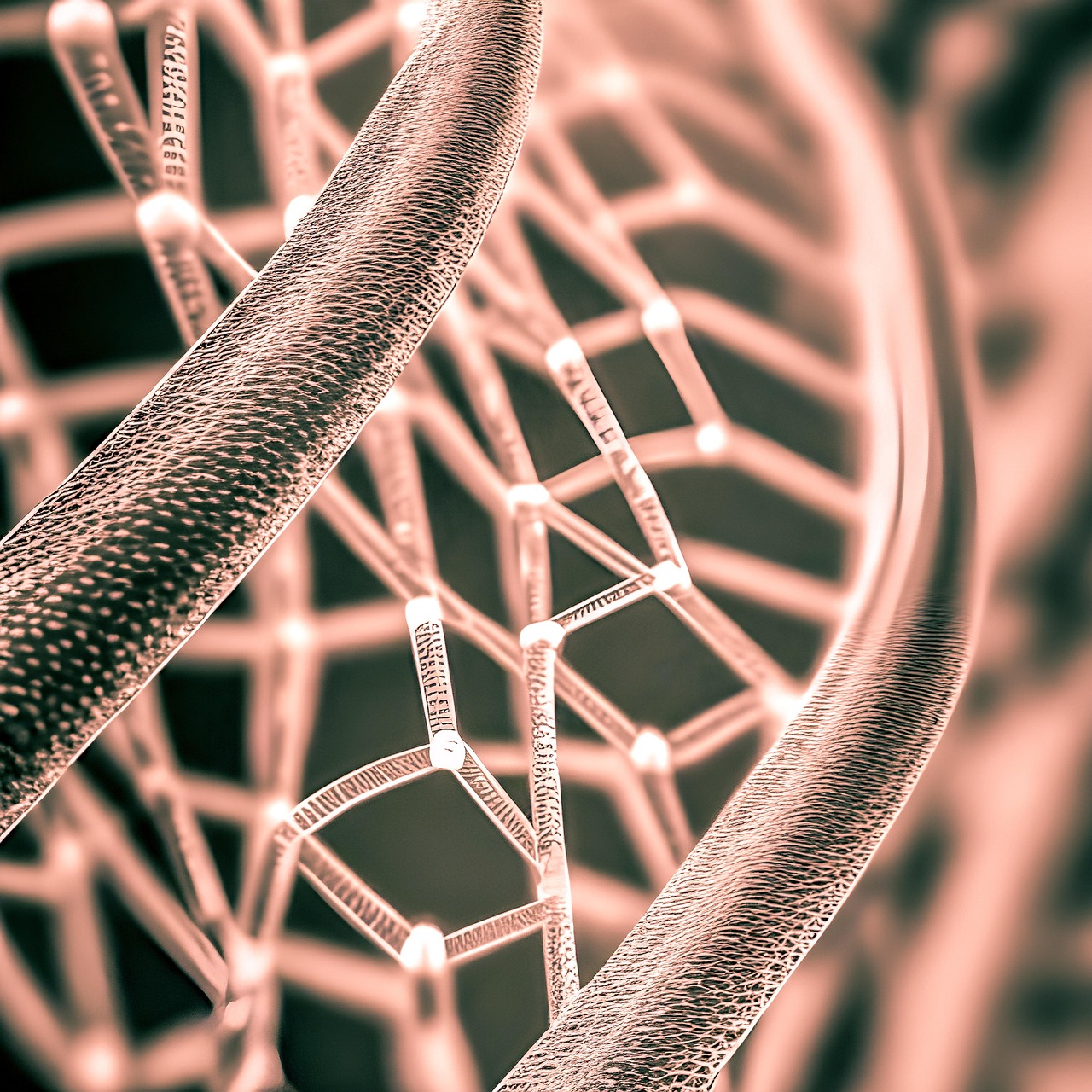 microscopic, electron, ai generated, technology, magnified, science, nano