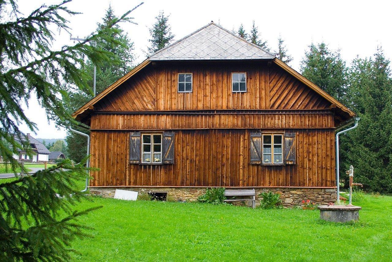 cloud, cloudy, cottage, holiday, lone, lonely, mount, nature, wood, wooden, chalet