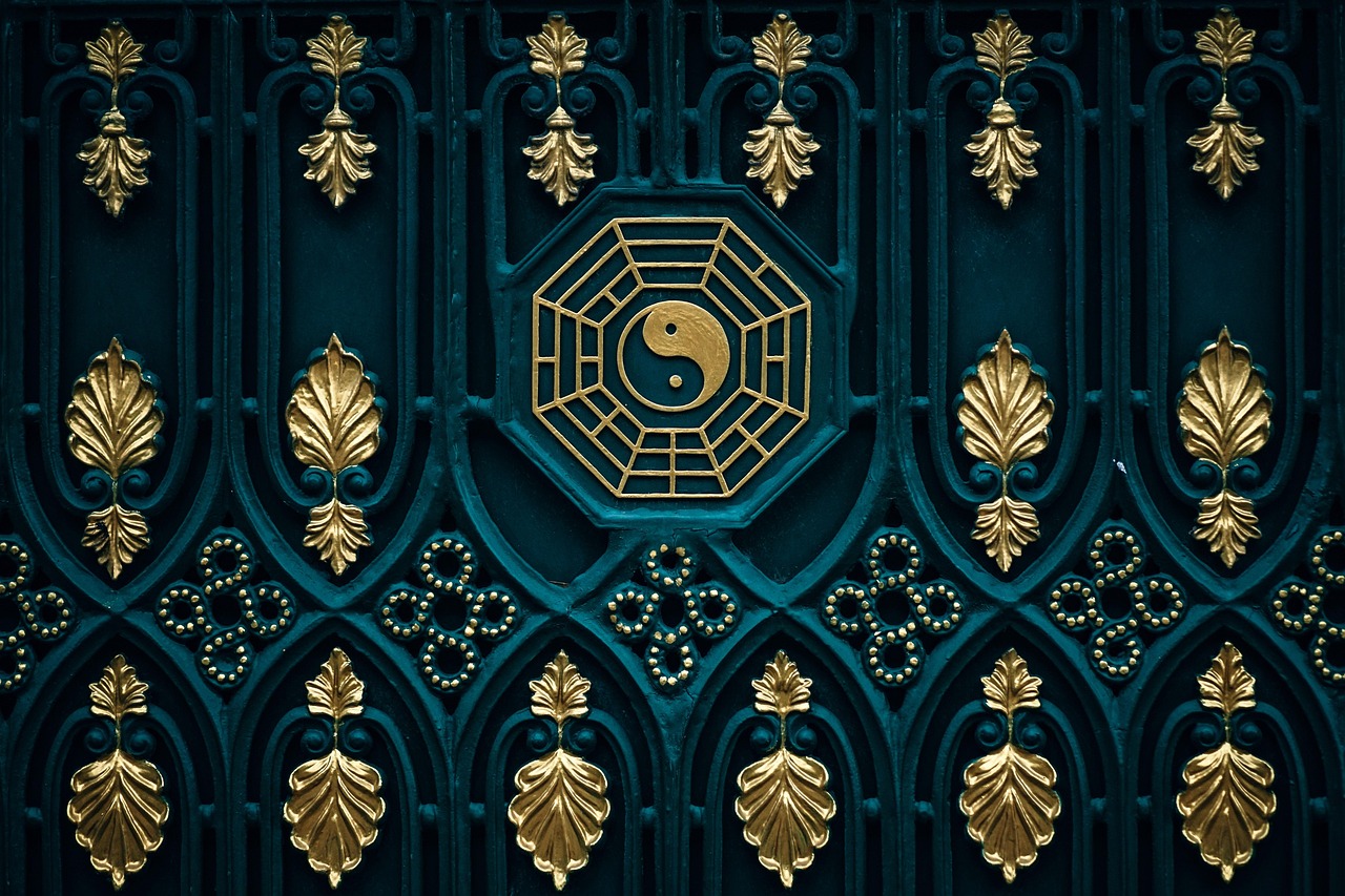 abstract, asia, asian, background, balance, beautiful, buddhism, culture, dark, design, fence, gate, harmony, karma, meditation, objects, ornate, opposites, orient, oriental, peace, religion, religious, sign, spiritual, symbol, symbolic, texture, yin yang, zen, black background, black meditation, black abstract, black texture, black beauty, black dark, black balance, black peace, black design, black culture