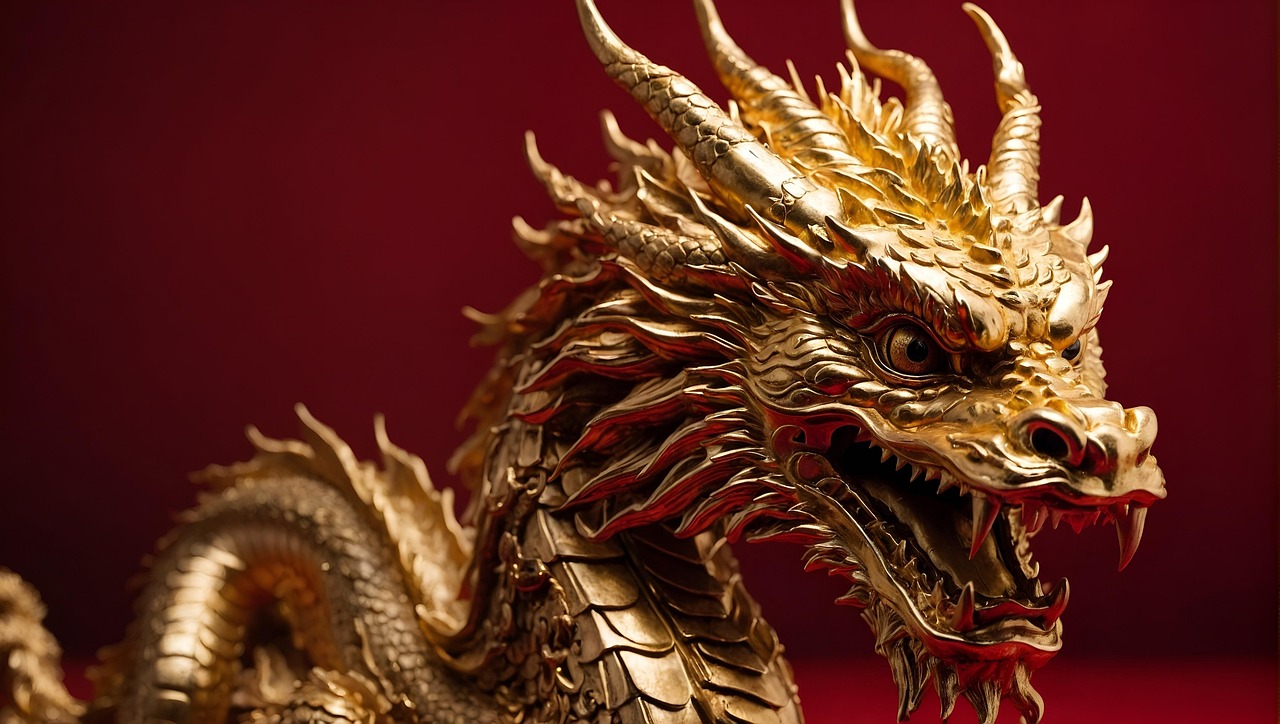 ai generated, dragon, china, calendar, new year's day, astrology, lunar year, courage, risk, spiritual, spirituality, power, energy, symbol, zodiac signs, strength, happiness, prosperity