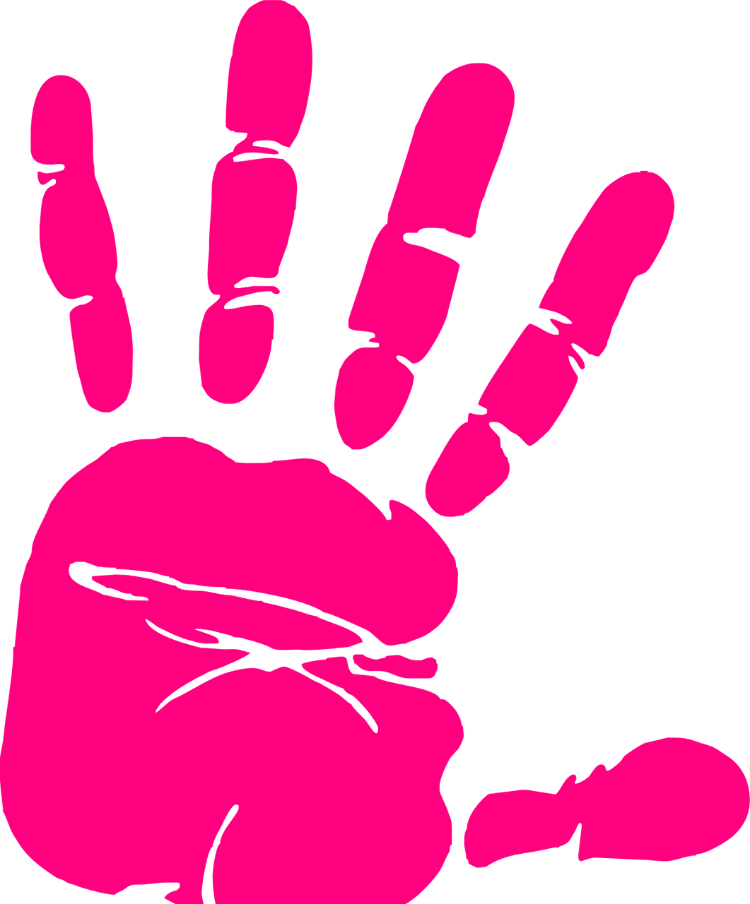 hand, print, pink, paint, art, palm, finger, human, texture