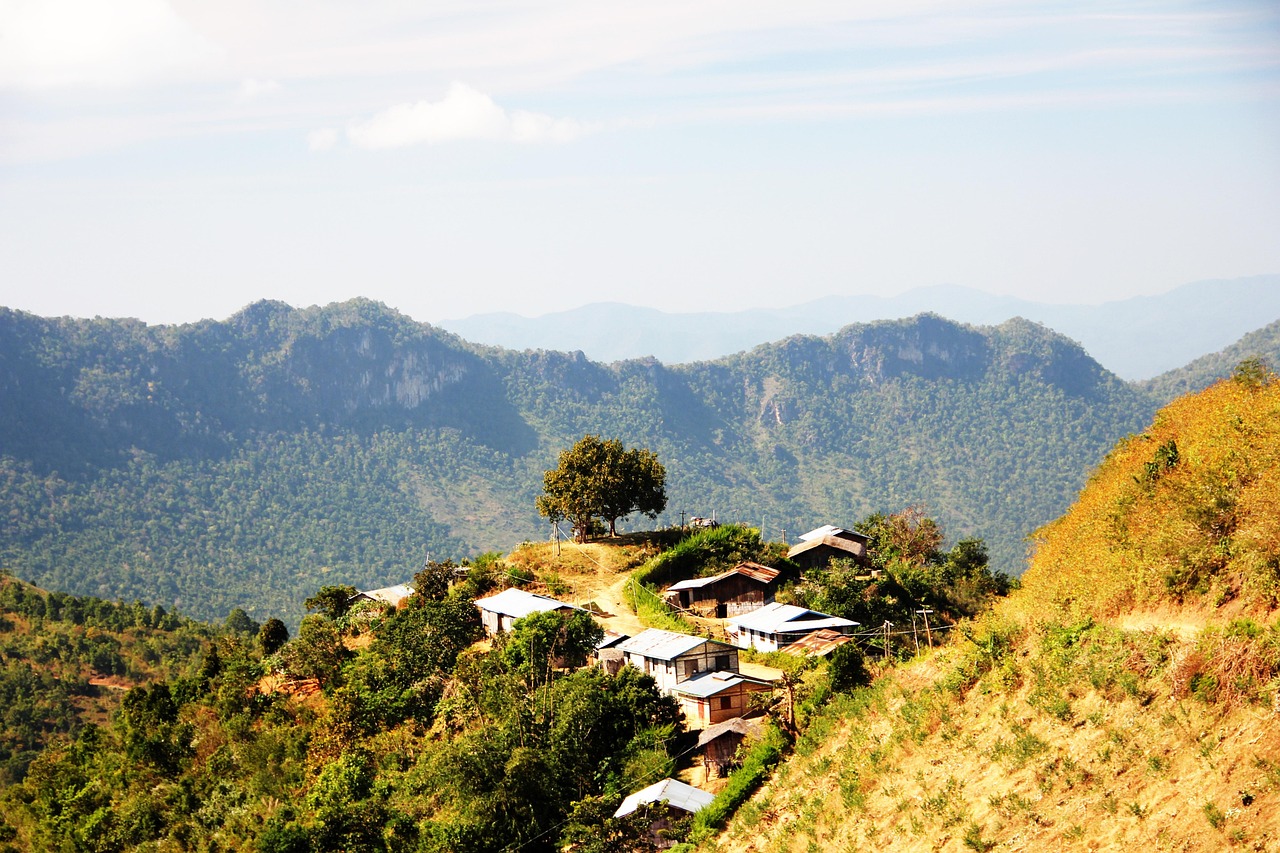 mountain village, kalaw, nature, mountains, landscape