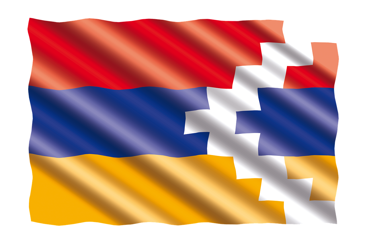 international, banner, flag, nagorno-karabakh