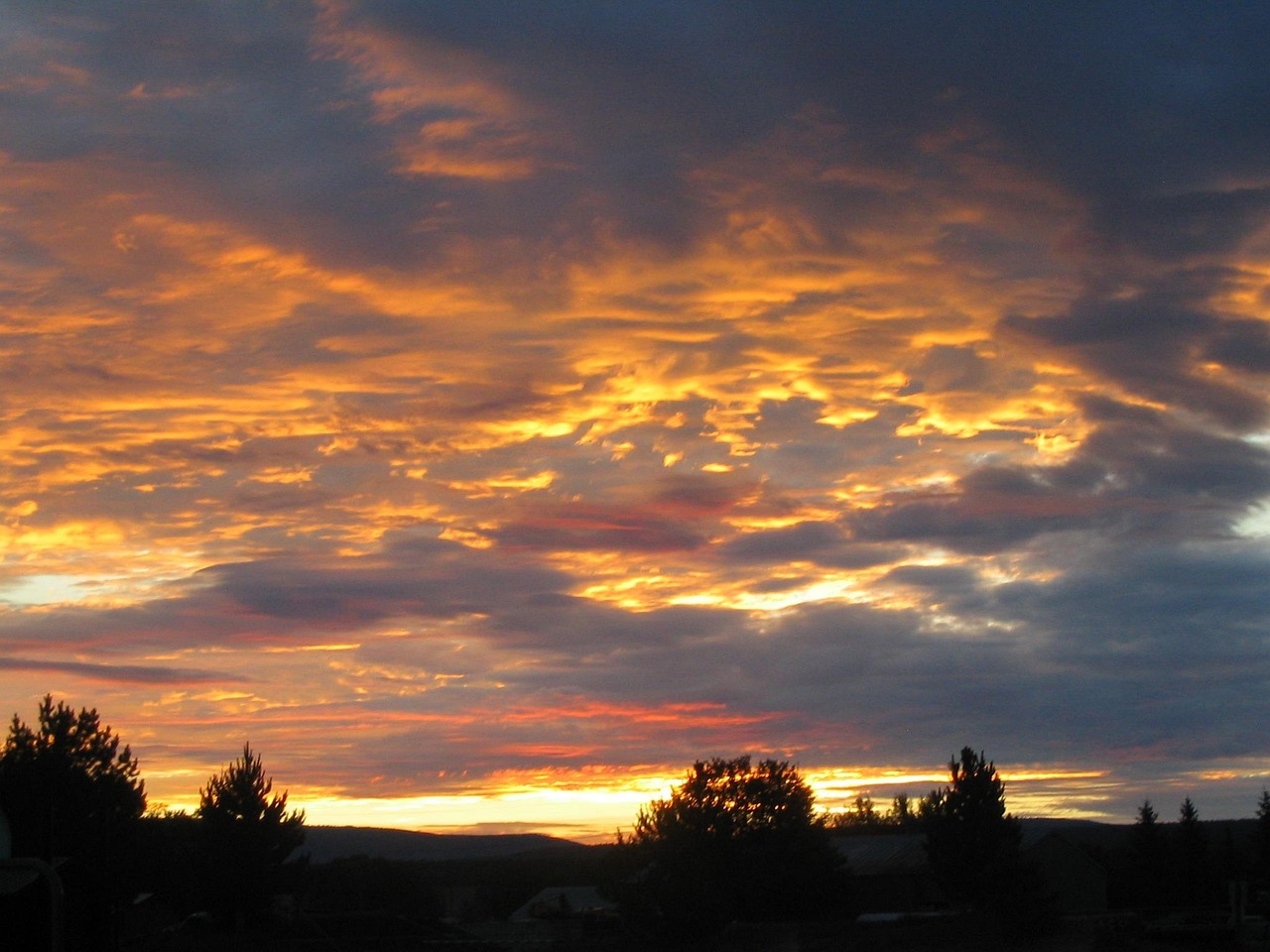 sunset, clouds, evening, abendstimmung, evening sky, sky, nature, skies