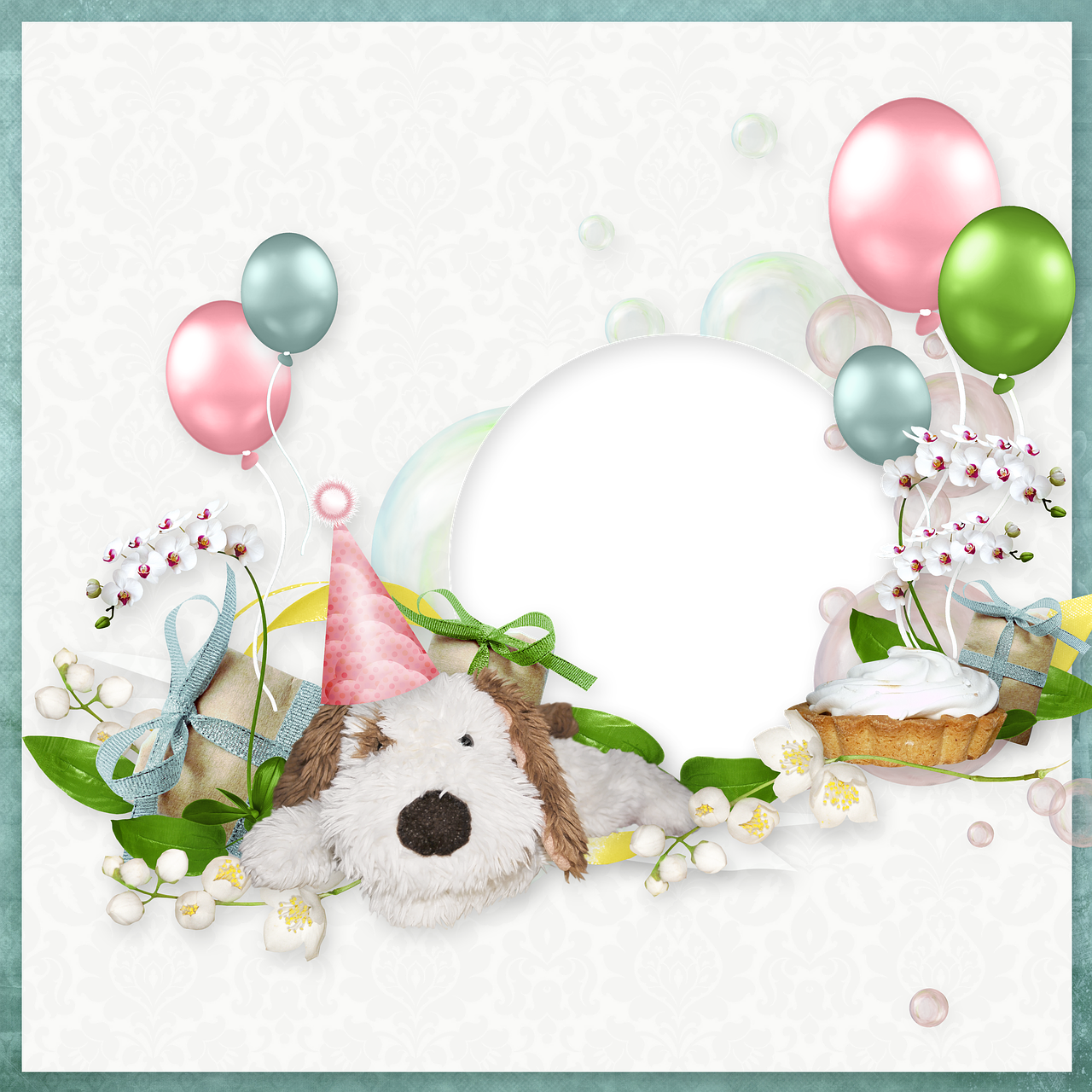photo frame, for photo album, transparent background, for design, for photoshop, frame, decor, postcard, decoration, creation, photo frames, scrapbooking, sample, design, photoshop, birthday, holiday, balloons, gifts, computer graphics