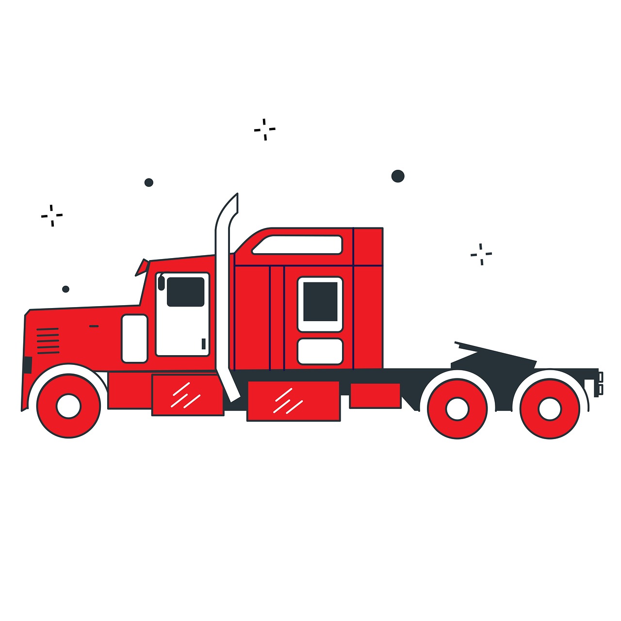 road truck, transport, cartoon, ilustration, truck, logistics, vehicle, delivery, transportation