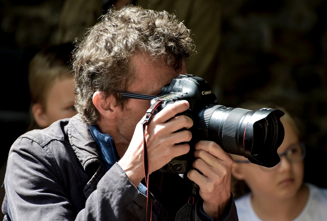photographer, man, camera, lens, photo, look, professional