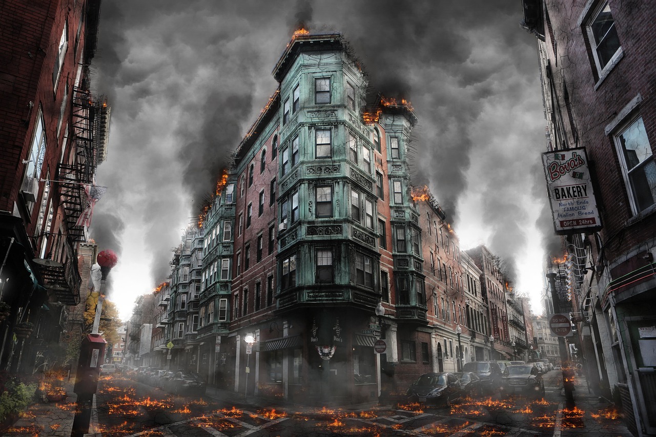 war, destruction, armageddon, disaster, apocalyptic, hell, abandoned, gray war