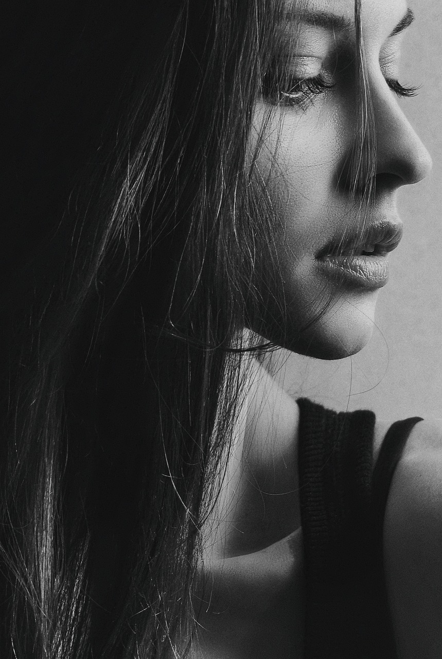 girl, woman, beauty, portrait, studio, female, nose, chin, mouth, lips, eyes, skin