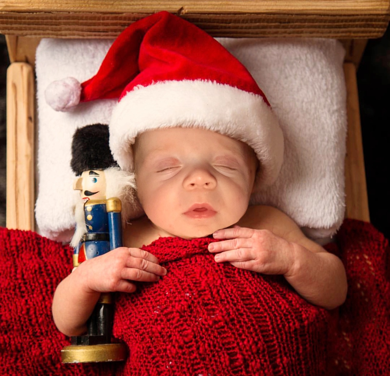 child, baby, winter, christmas