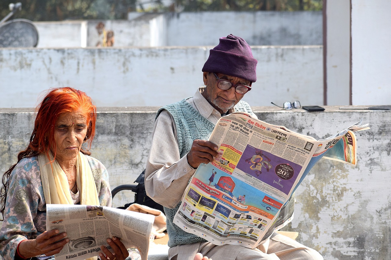 old couple, reading, newspaper, bookworm, grandparents, pensioner, read, pensioners, old, glasses, education, couple, study, bestsellers, creative
