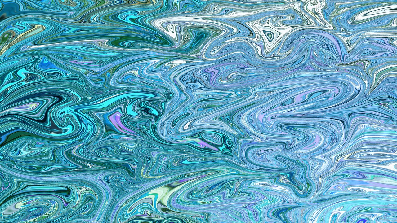 structure, aqua, blue, abstract, marble, marbling, swirls, wave, texture, background