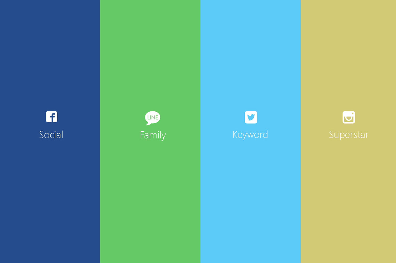 social media, line, facebook, instragram, twitter, background