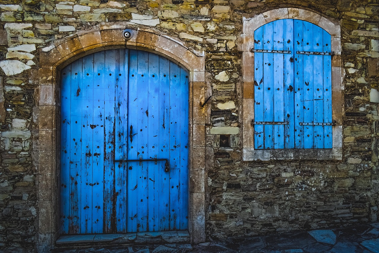 door, house, architecture, traditional, window, entrance, facade, old, village, kato lefkara, cyprus