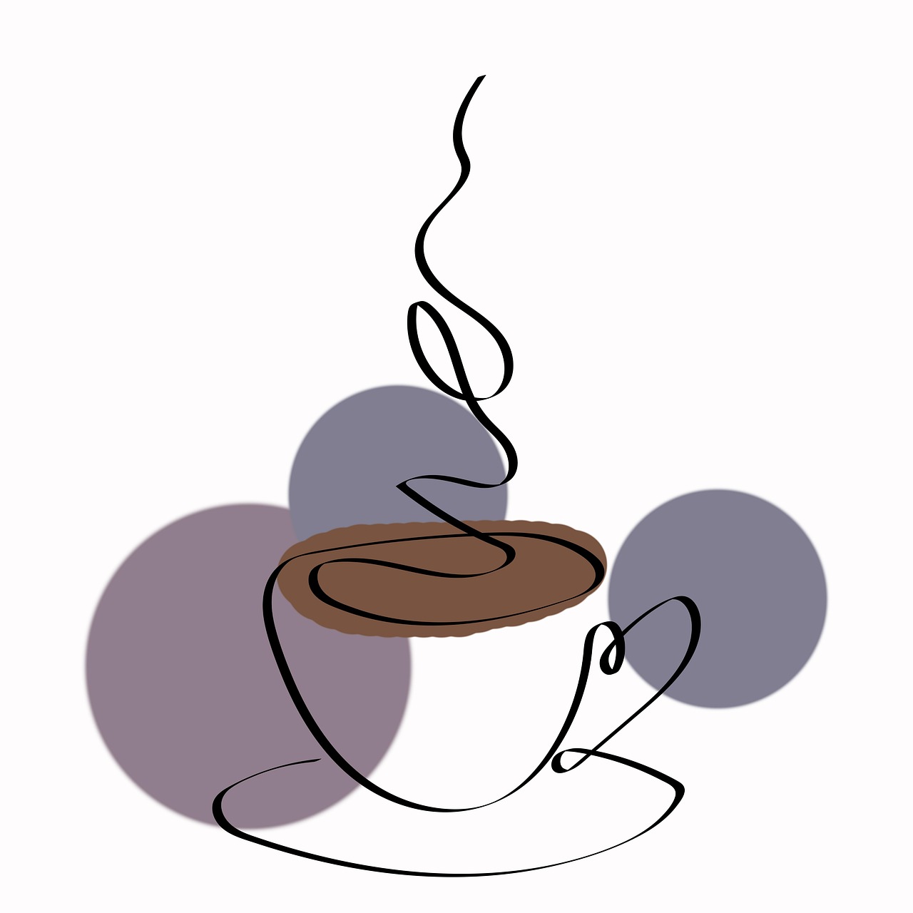 coffee, drink, line art, warm, drawing, background, cup of coffee