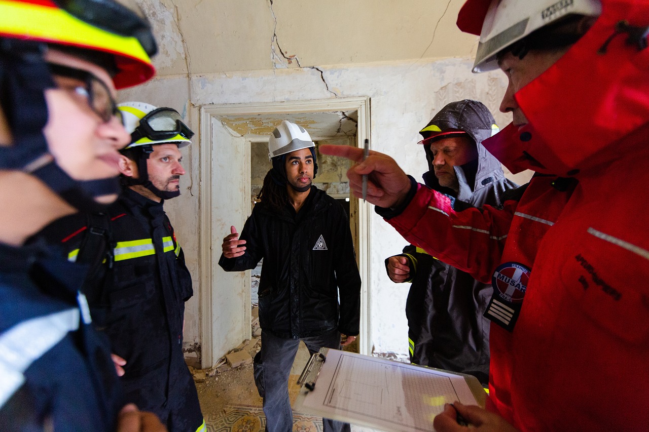 engineer, engineering, structural engineer, civil engineer, search and rescue, disaster relief, earthquake zone, teamwork