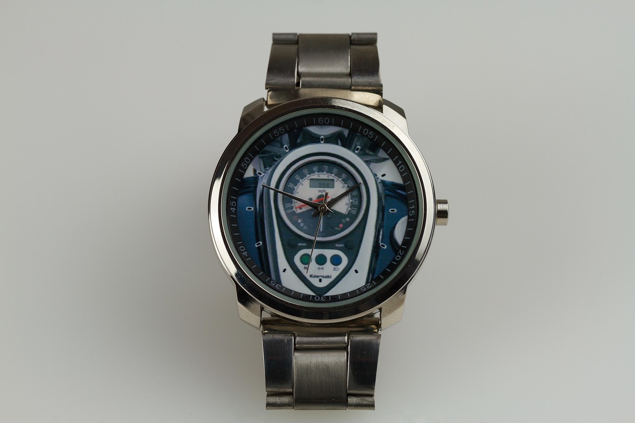 clock, wrist watch, kawasaki watch, motorcycle watch, vn900, clock face, timepiece, clocks, kawasaki