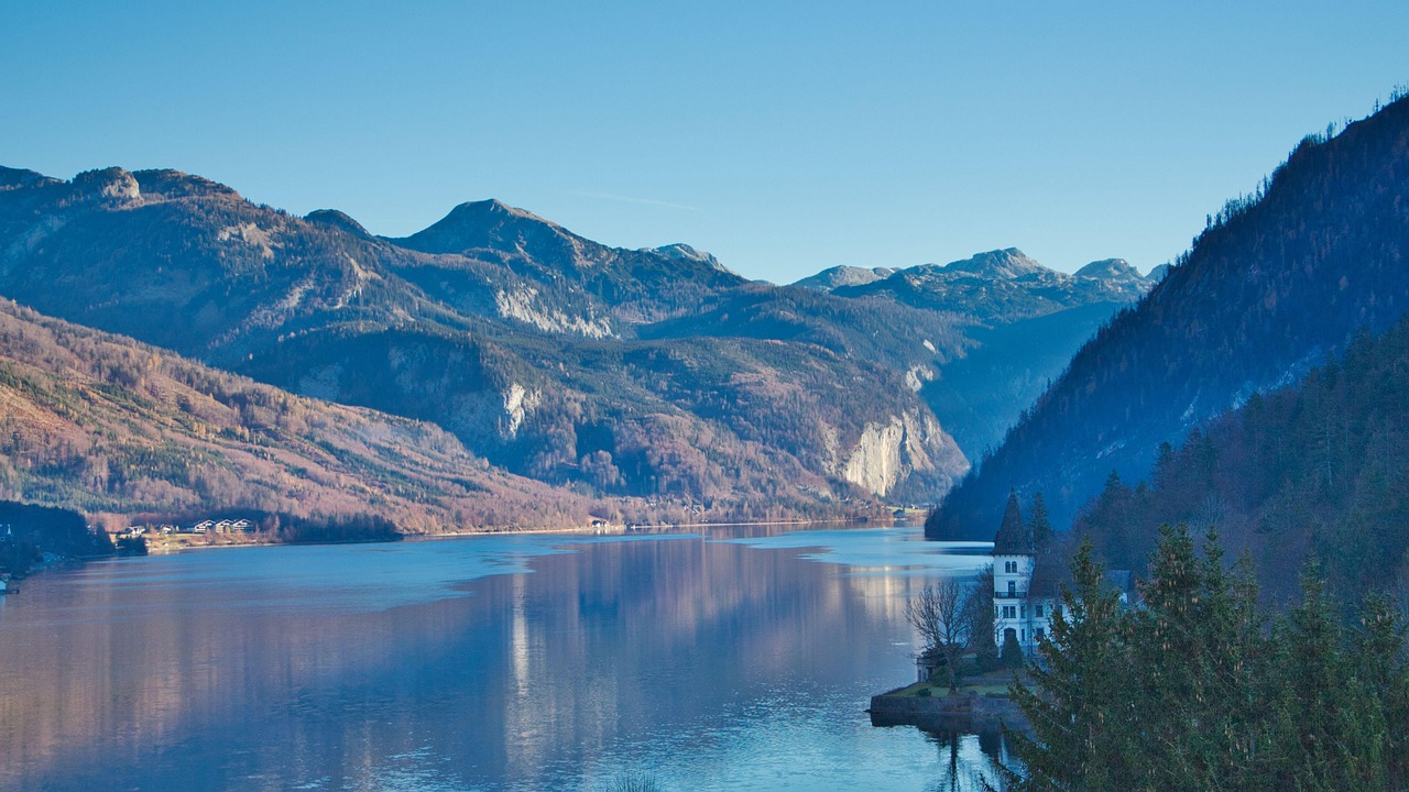 grundlsee, hiking vacation, hike, beauty, stone, mountain, nature, fall, heaven, blue, vacations, natural beauties