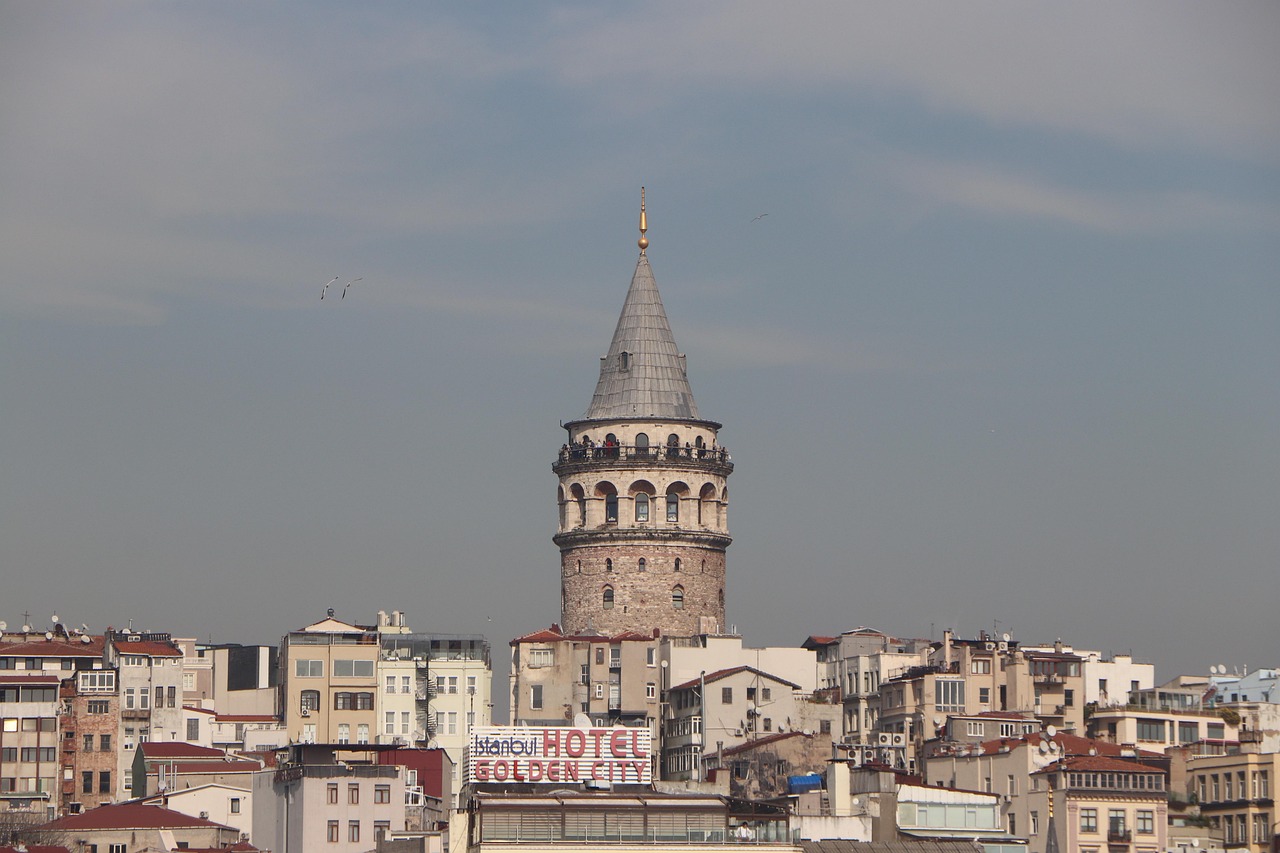 galata, cami, beyoglu, improvisation, istanbul, turkey, sky, sea, view, coast, trip, galata tower, city, architecture, estuary, date, the fish, seagull, schema, old, architectural, islam