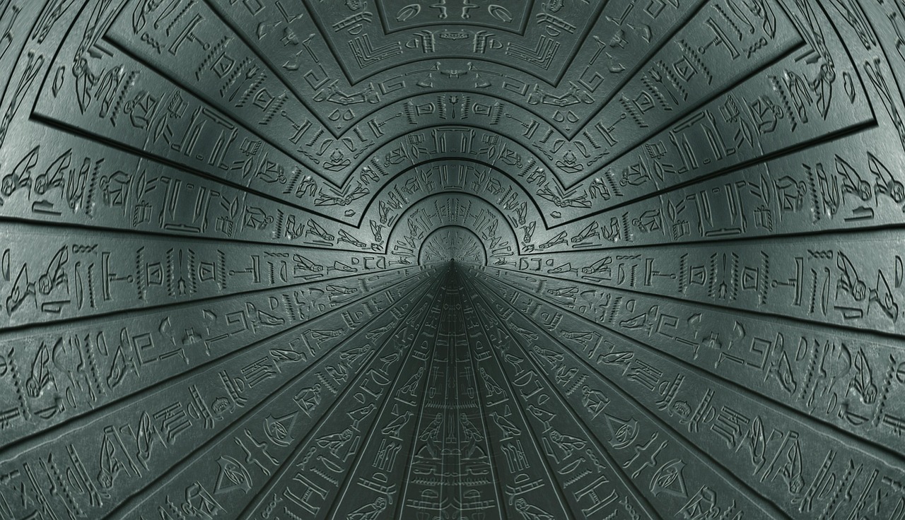 hieroglyphics, egypt, egyptian, egyptian hieroglyphics, temple, ancient, ancient writing, archive, abstract, pattern, texture, geometric art, digital art, background, egyptian writing, wallpaper, perspective, futuristic, sci-fi, design, backdrop